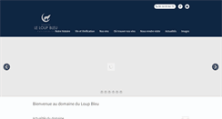 Desktop Screenshot of le-loup-bleu.com